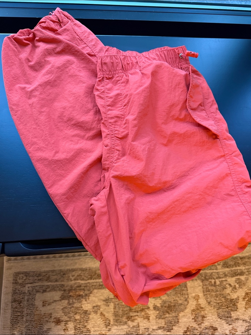 Love Tree Orange Drawstring Pants